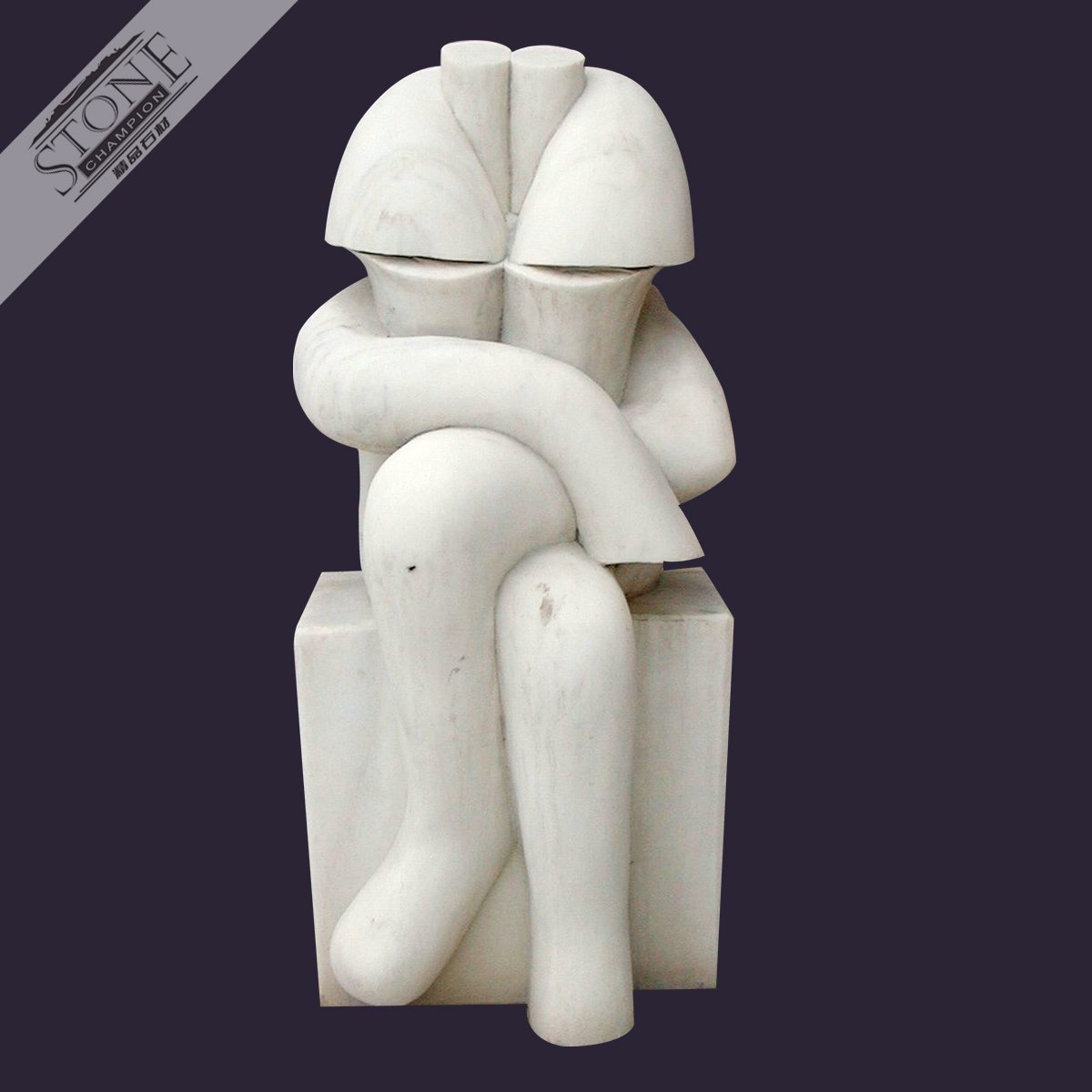 White marble abstract scu