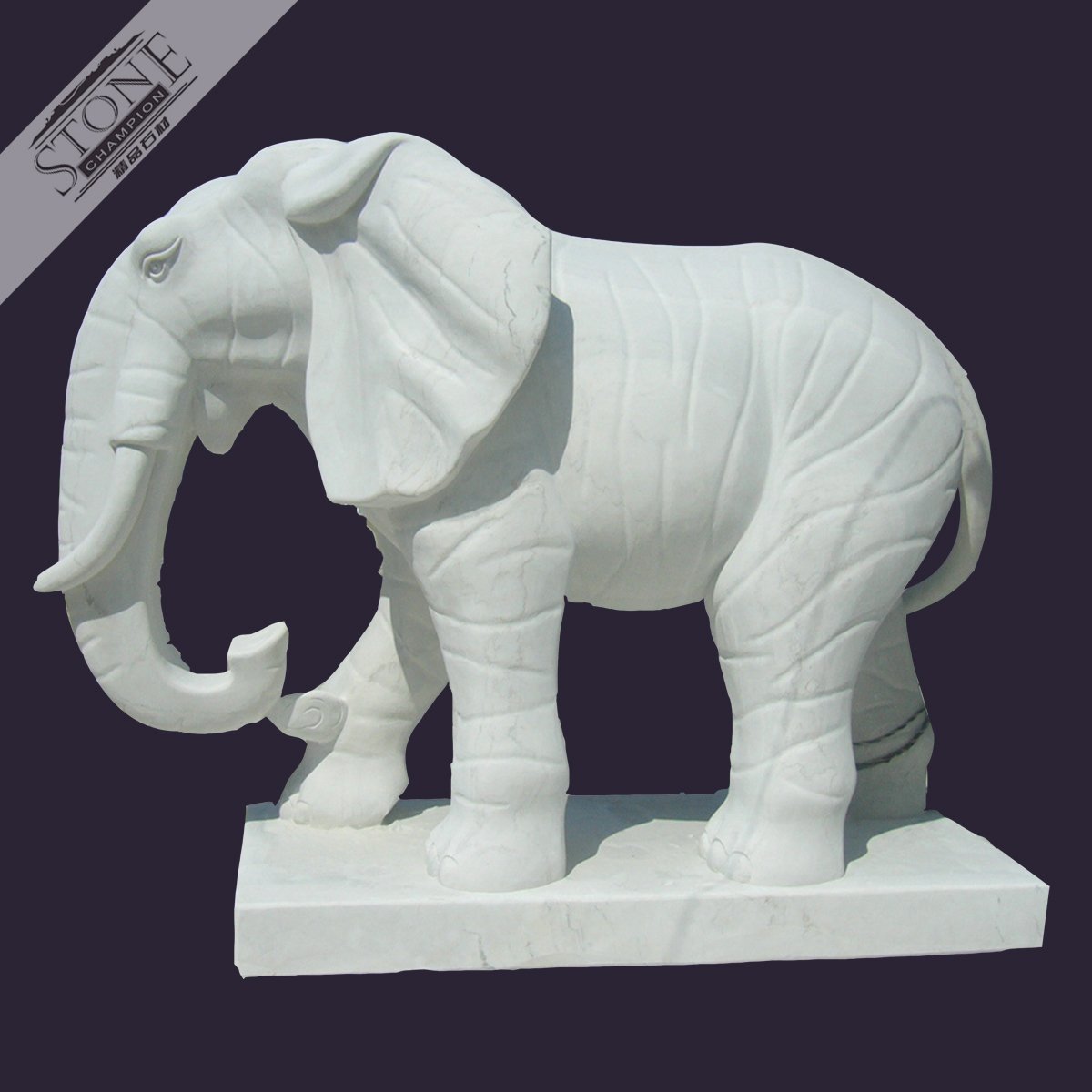  White marble elephant st