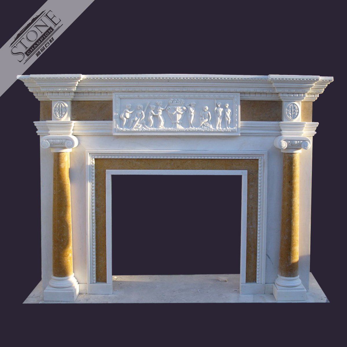 luxurious white and gold 