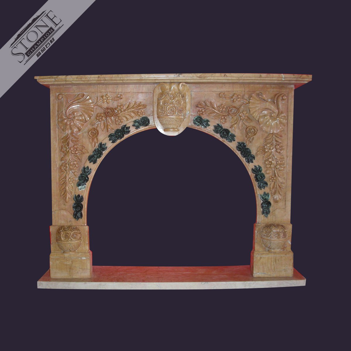 Arch opening fancy carved